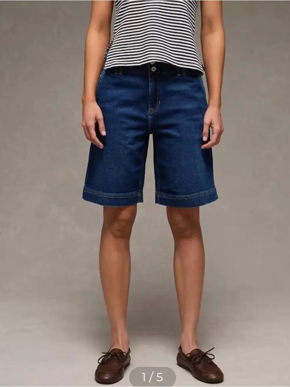 American Eagle 11" Dreamy Drape Stretch high waisted jort size 6 NWT